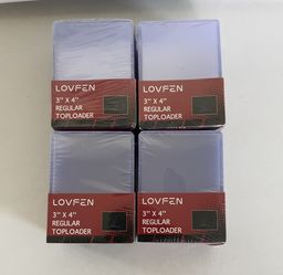 Top Loaders For Cards 100 Count 3”x4”
