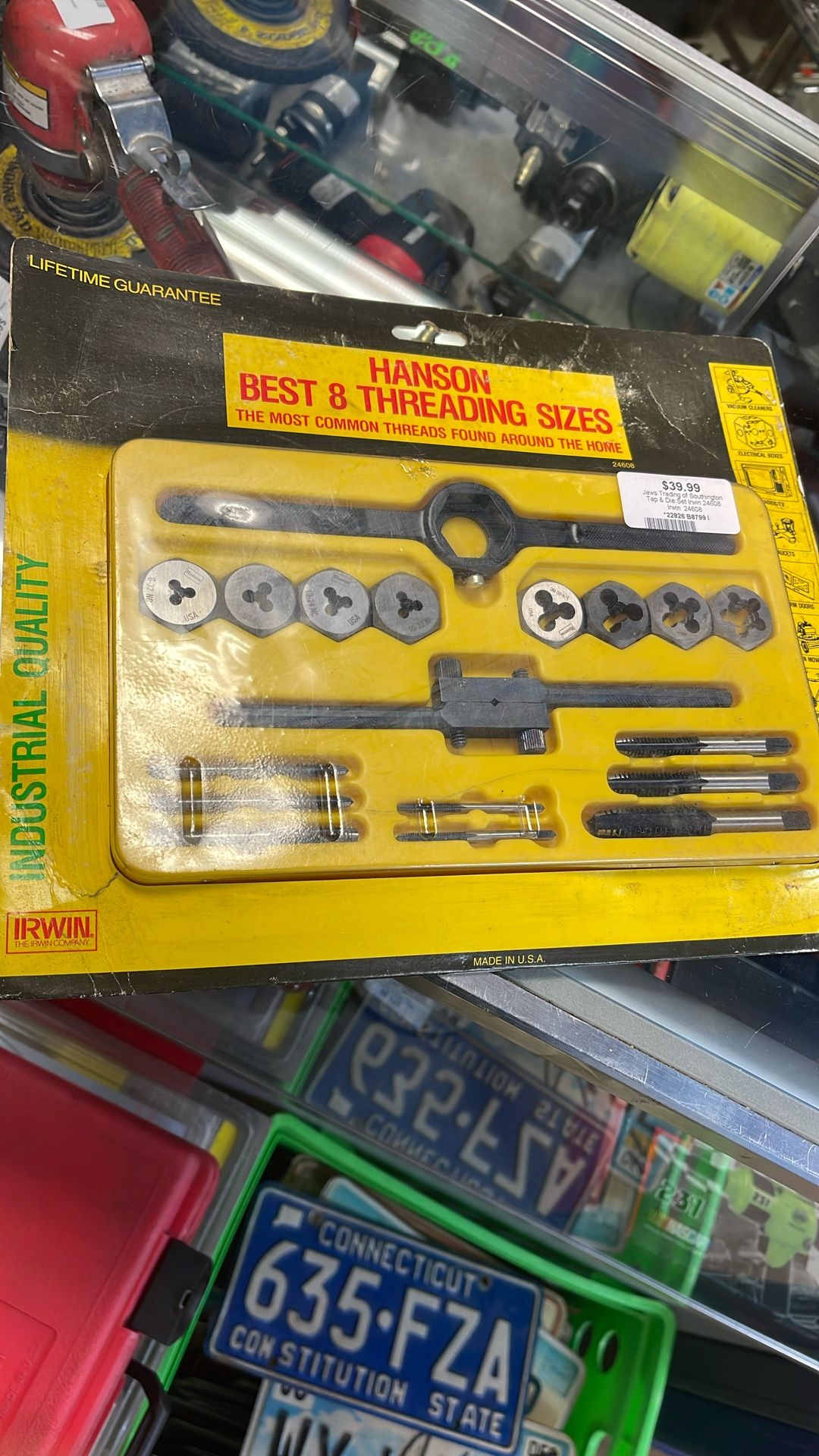 Hanson Best Eight Threading Sizes Irwin 24608