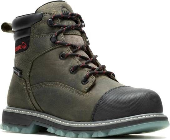 NEW SZ 7.5 Or 9.5w Men WATERPROOF Work Boots Wolverine Floorhand Lx Cap Toe Steel Toe 6"