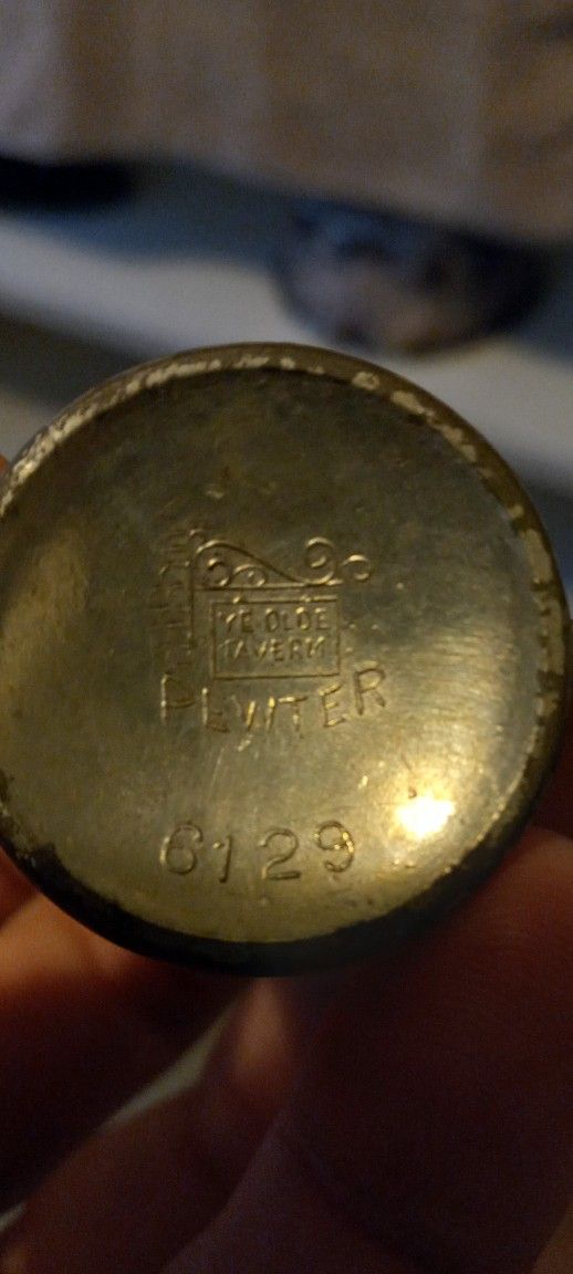 Vintage Pewter Ye Olde Tavern