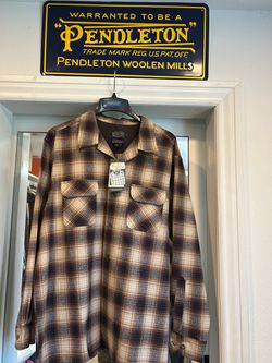 Pendleton board shirt Brown/Navy XL Reg NWT