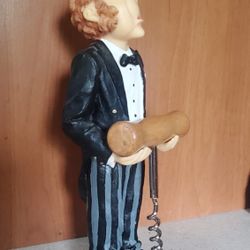 Vintage 'James The Butler' Corkscrew holder