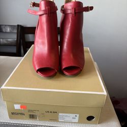 Michael Kors Open-Toe Ankle Boot