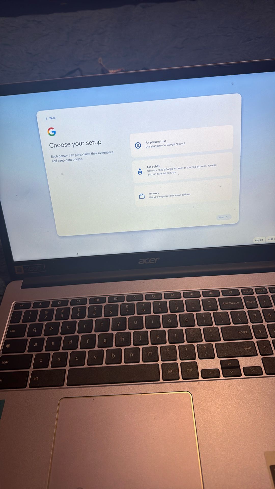 Chromebook Acer
