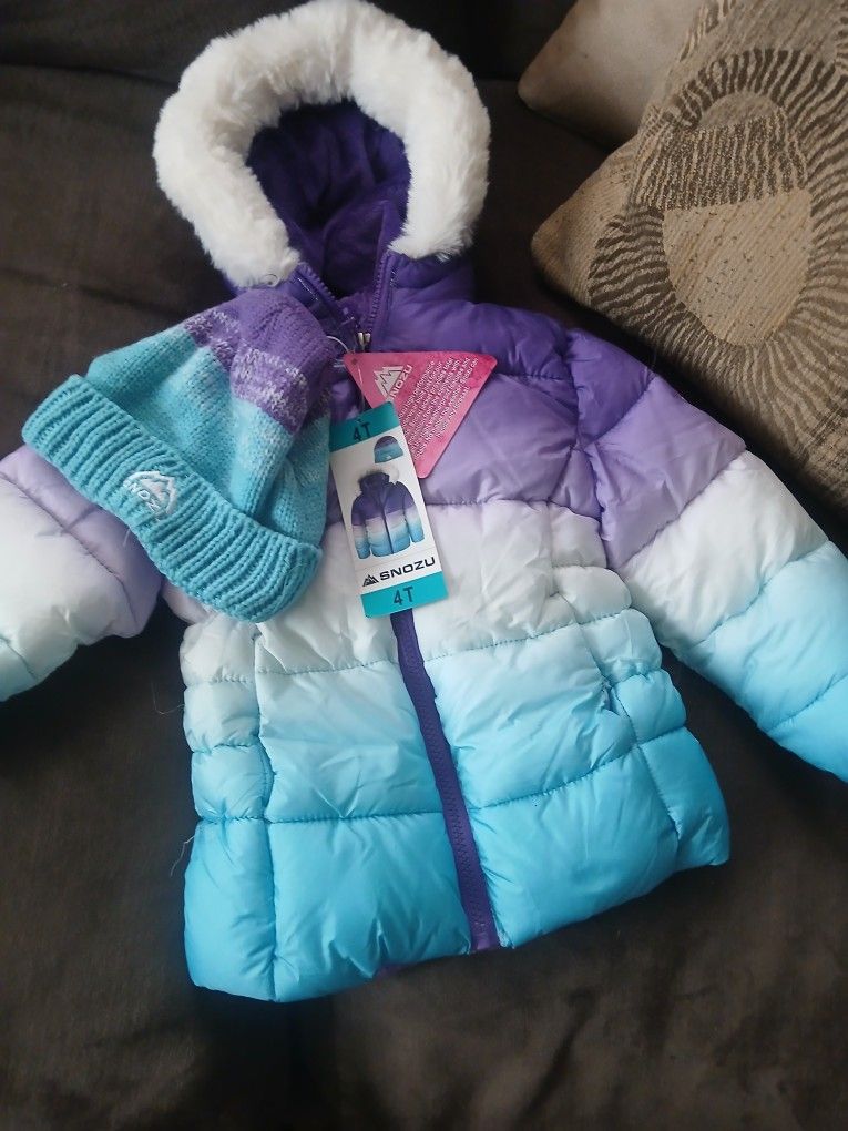 New Coat And Hat Have 2 Toddler And 4 Toddler