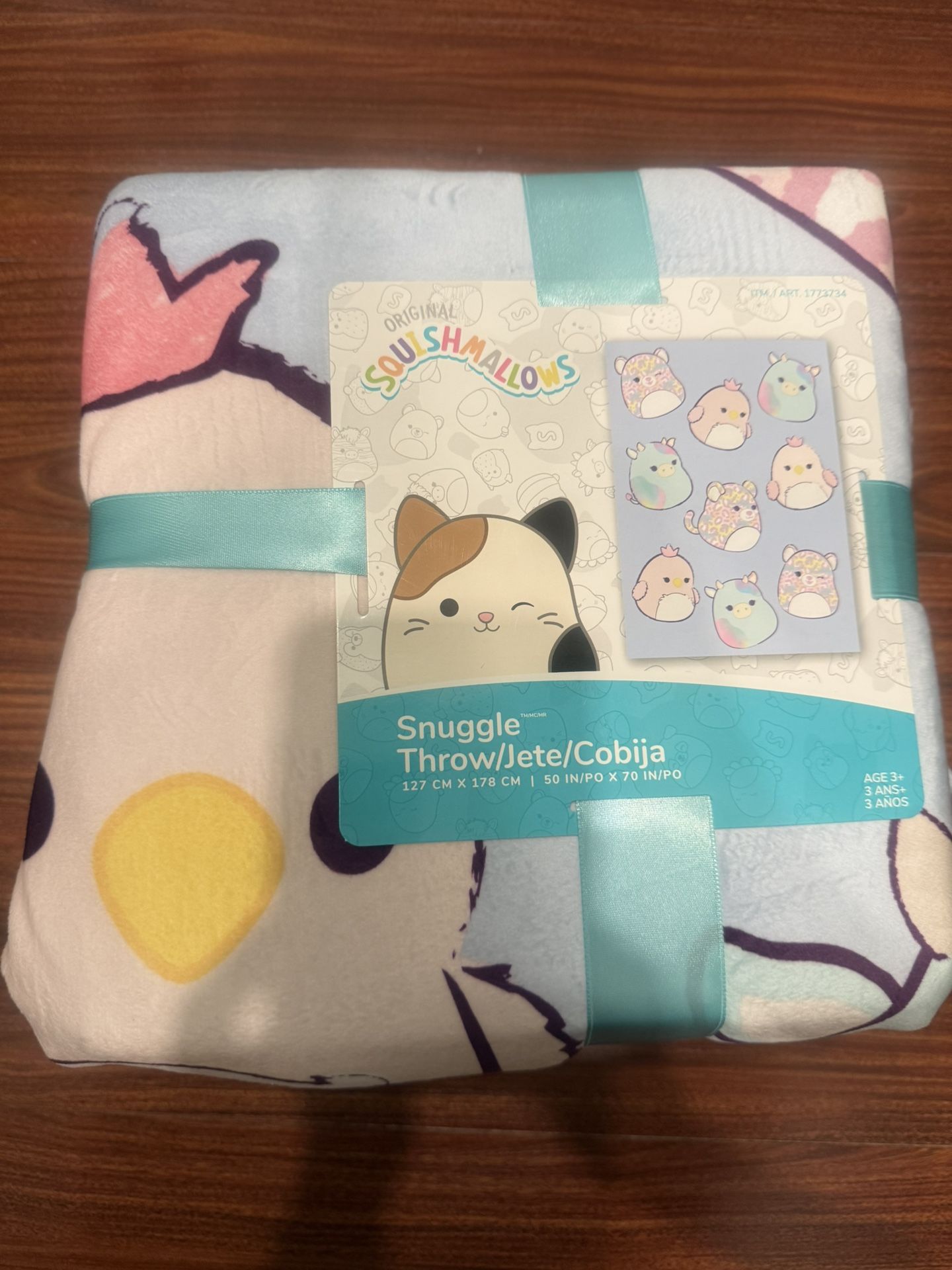Squishmallows Snuggle Throw Blanket