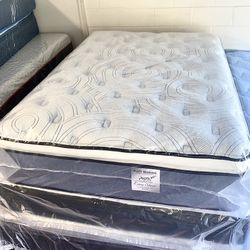 Full Size Mattress 14” Inches Pillow Top Of High Quality Also Available in Twin-Queen-King and Cali-King Same Day Delivery