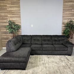 Charcoal 2-Piece Sectional - Delivery Available