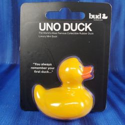 Bikerman Mini Bud Duck Uno Yellow Rubber Duck by Bud Duck
