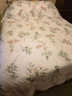 Comforter and shams