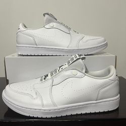 Nike Air Jordan 1 Low Womens Size 11 Slip White AV3918-100 Men's 9.5