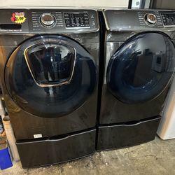 Samsung Front Load Set Dryer Is Gas