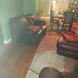 4 Piece Brown leather Furniture 