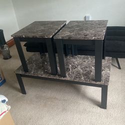 3pc Coffee & end Tables 