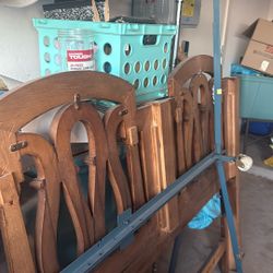 Queen Mattress w box Spring, Frame & Headboard