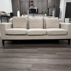 Beige Sofa 80”- Great Condition! $125 OBO