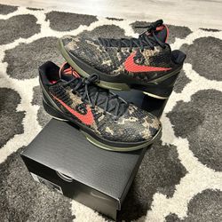 Kobe 6 Italian Camo Size 11.5