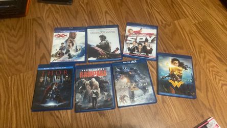 Assorted blu-rays