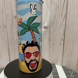 Bad Bunny tumbler