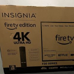 Brand New Insignia™ - 43" Class F30 Series LED 4K UHD Smart Fire TV