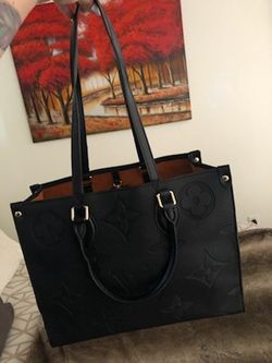 Lv Bag Genuine Leather And Suede Material