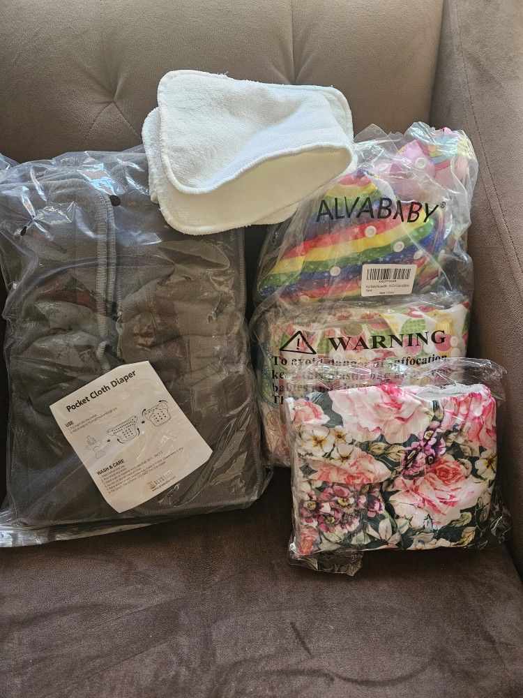 Brand New Cloth Washable Adjustable Diapers