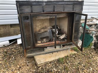 FIREPLACE insert, Fireplace insert, gas, have double walled chimney flues and weather cap. Remodeled and will not be needed Condition: very good H