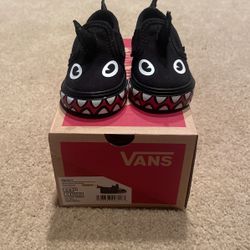 Shark Week Slip On Vans