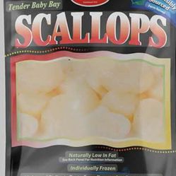 Raw Fresh Frozen Jumbo Scallops 