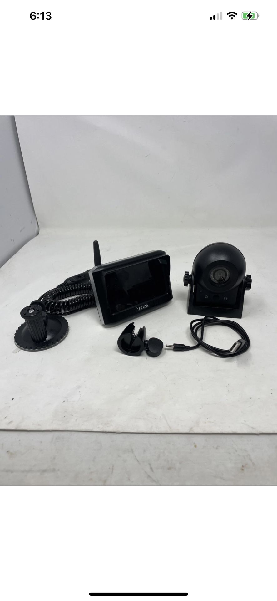 Wireless Backup Camera HD #0839 Truck Trailer Rechargeable Camera
