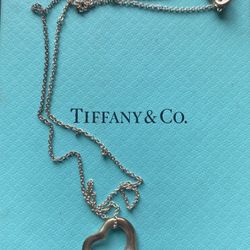 Tiffany & Co Open Heart Pendant 