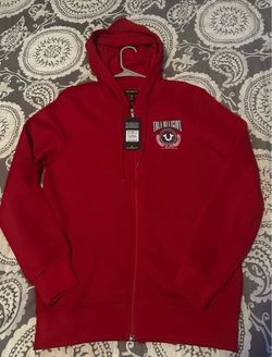 Red True Religion Sweater