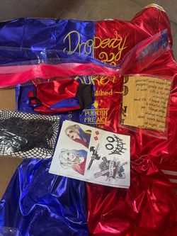 Harley Quinn Costume Set with Accessories