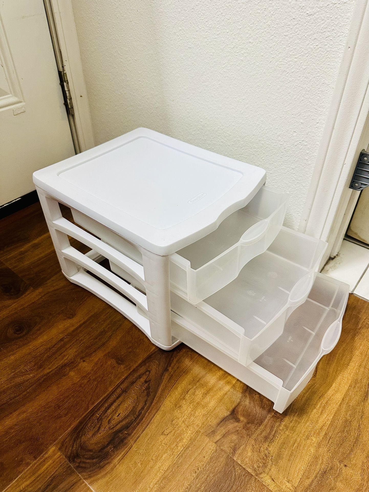 Countertop Desktop Clear Plastic Drawer Organizer Storage