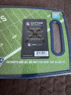 Patriots Cutting Board- REVERSIBLE/NEW