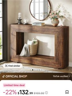 Entryway console table