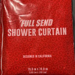 BRAND NEW Full Send  X Nelk Boys Shower Curtain 