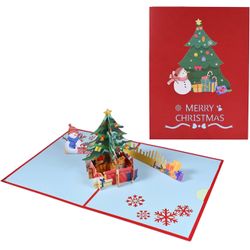 Christmas 3D Pop-up Greeting Card with Envelope