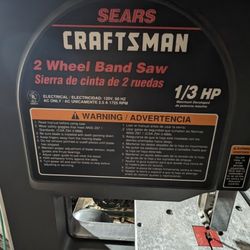 Craftsman 9 Inch Bench Top Band saw 