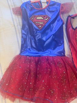 Supergirl Halloween Costume Dress Size: Girls Large