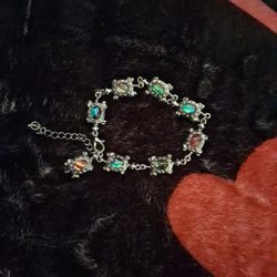 Turtle Gemstone Bracelet