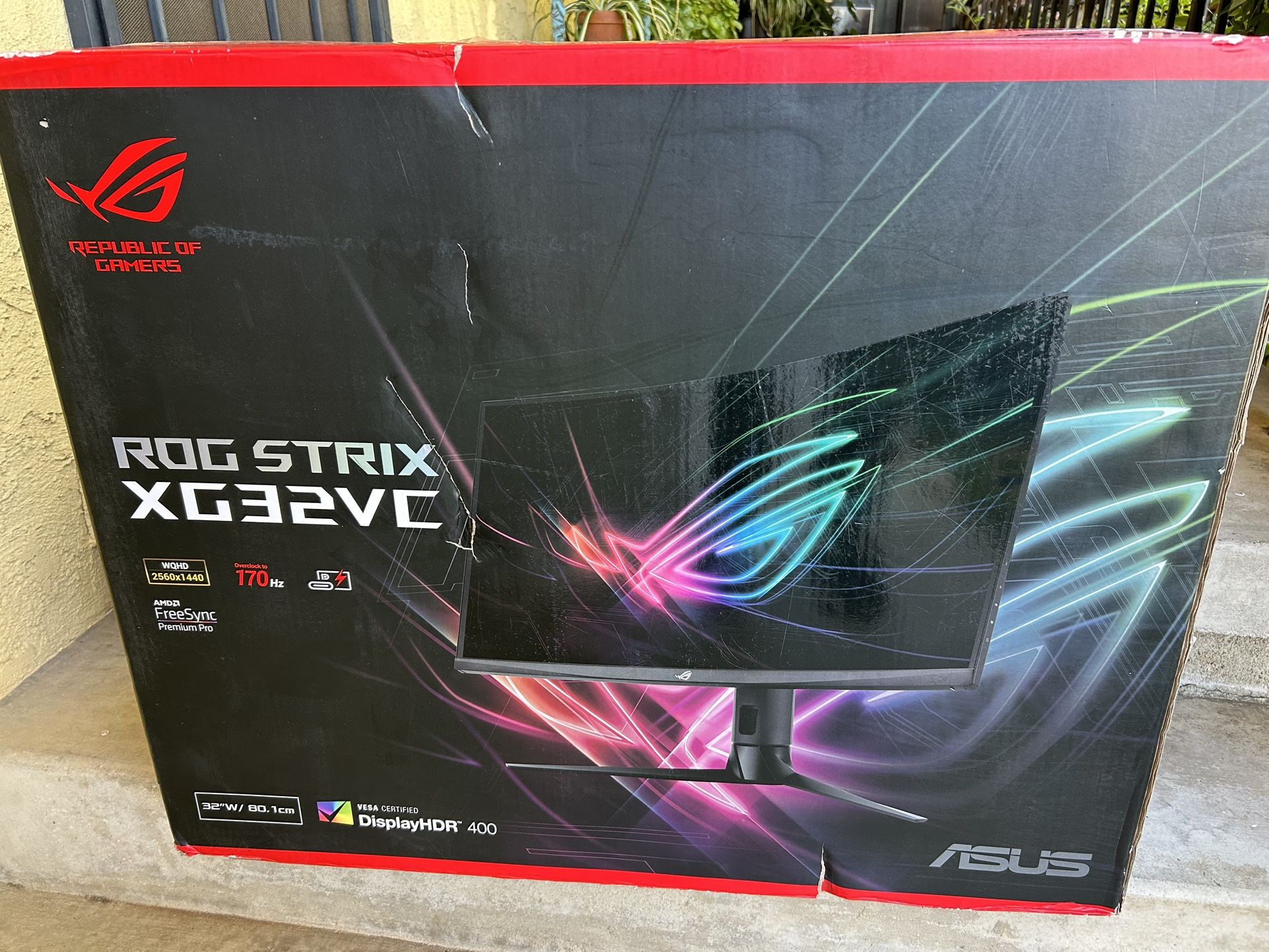 Asus 32 Inch 2k(1440p) Curved Gaming Monitor