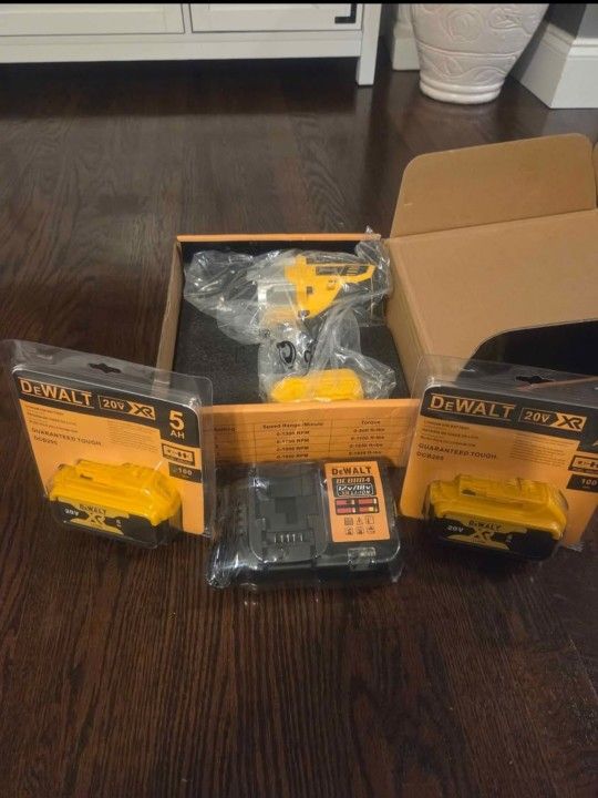 3/4 Impact Wrench High Torque For Dewalt Battery