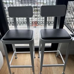 Industry West Octane Counter and Bar Stools (Set of 2) - Barely Used, Perfect Condition