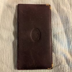 Cartier Paris Bi Fold Mens Wallet