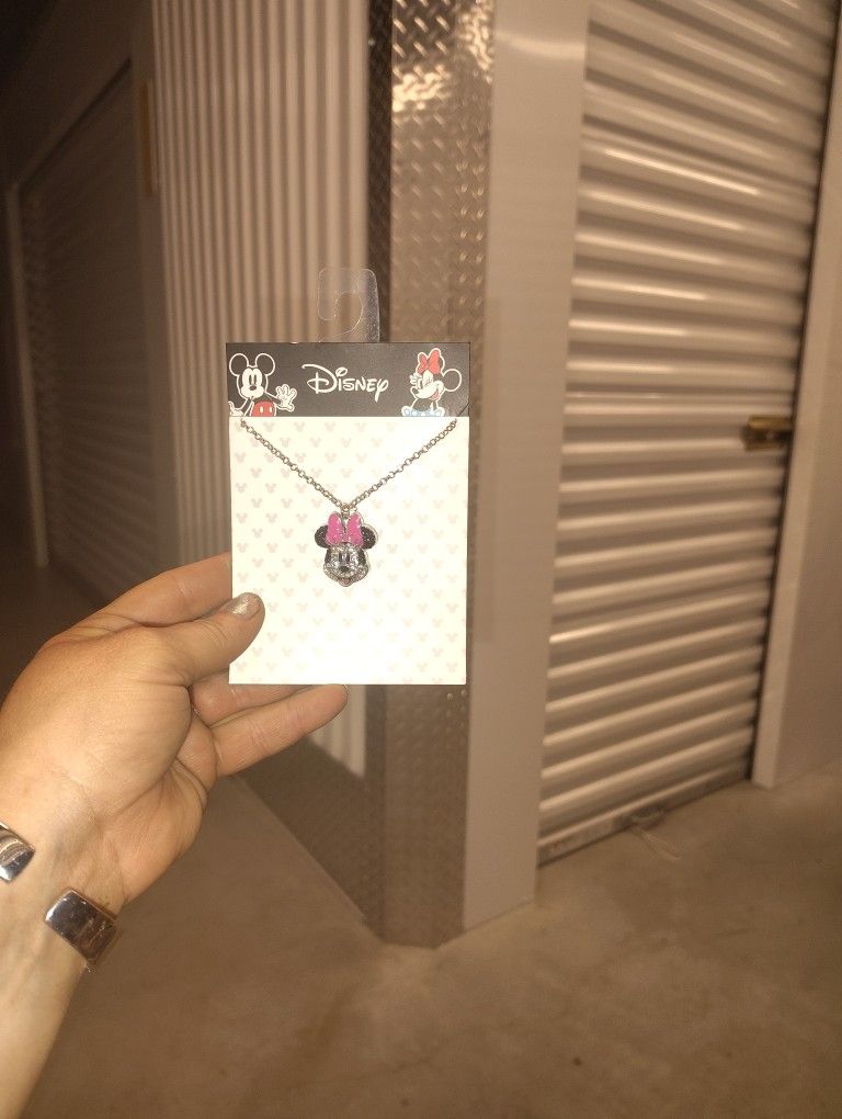 Minnie Mouse Change Purse ,Keychain Book And Necklace
