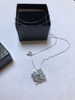 Diamond Topaz Necklace