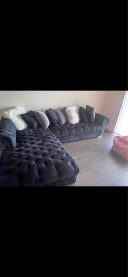 Black sectional