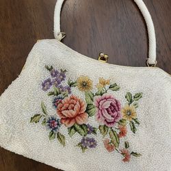 Vintage La Regale Petit Pointe Beaded Clutch