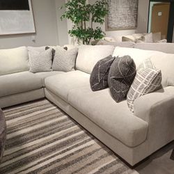 Artsie Ash 3-Piece Sectional$10 Down Payment And Financing Available